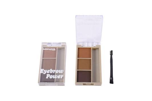 Monaya W003 Eyebrow Powder – Long-Lasting Brow Filler, Natural Matte Finish, Smudge-Resistant, Vegan & Cruelty-Free