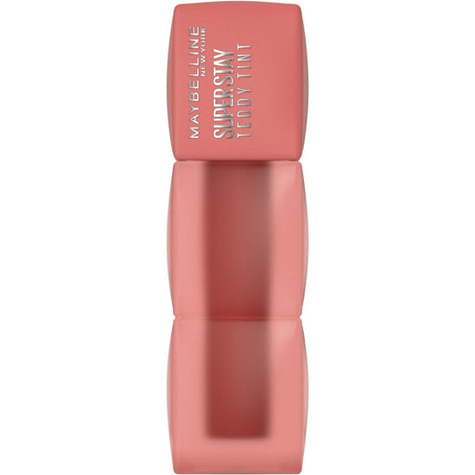 Maybelline New York Super Stay Teddy Lip Tint, Long Lasting Matte Lipstick For Up To 12HR Wear, Skinny Dip Shade 15