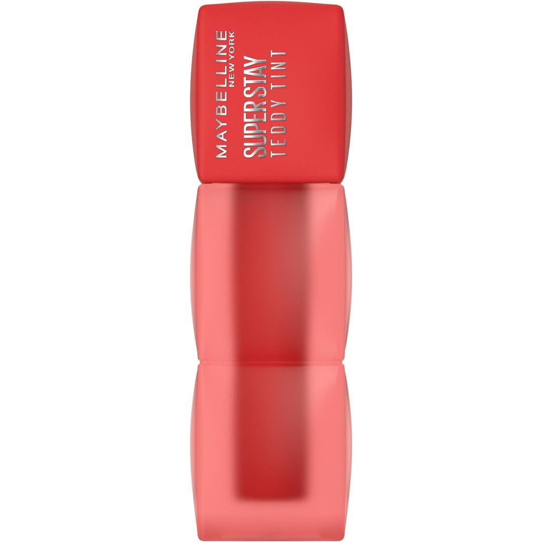 Maybelline New YorkSuper Stay Teddy Lip Tint, Long Lasting Matte Lipstick For Up To 12HR Wear, Coquettish Shade 30