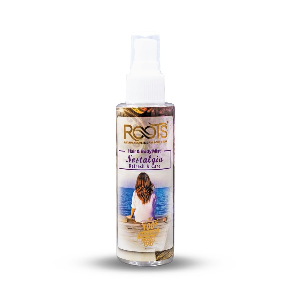 Go Natural Pure Cosmetics ,Body Mist Nostalgia,Body splash,Hair mist,Natural mist,bio alcohol,patcholi and orange odour