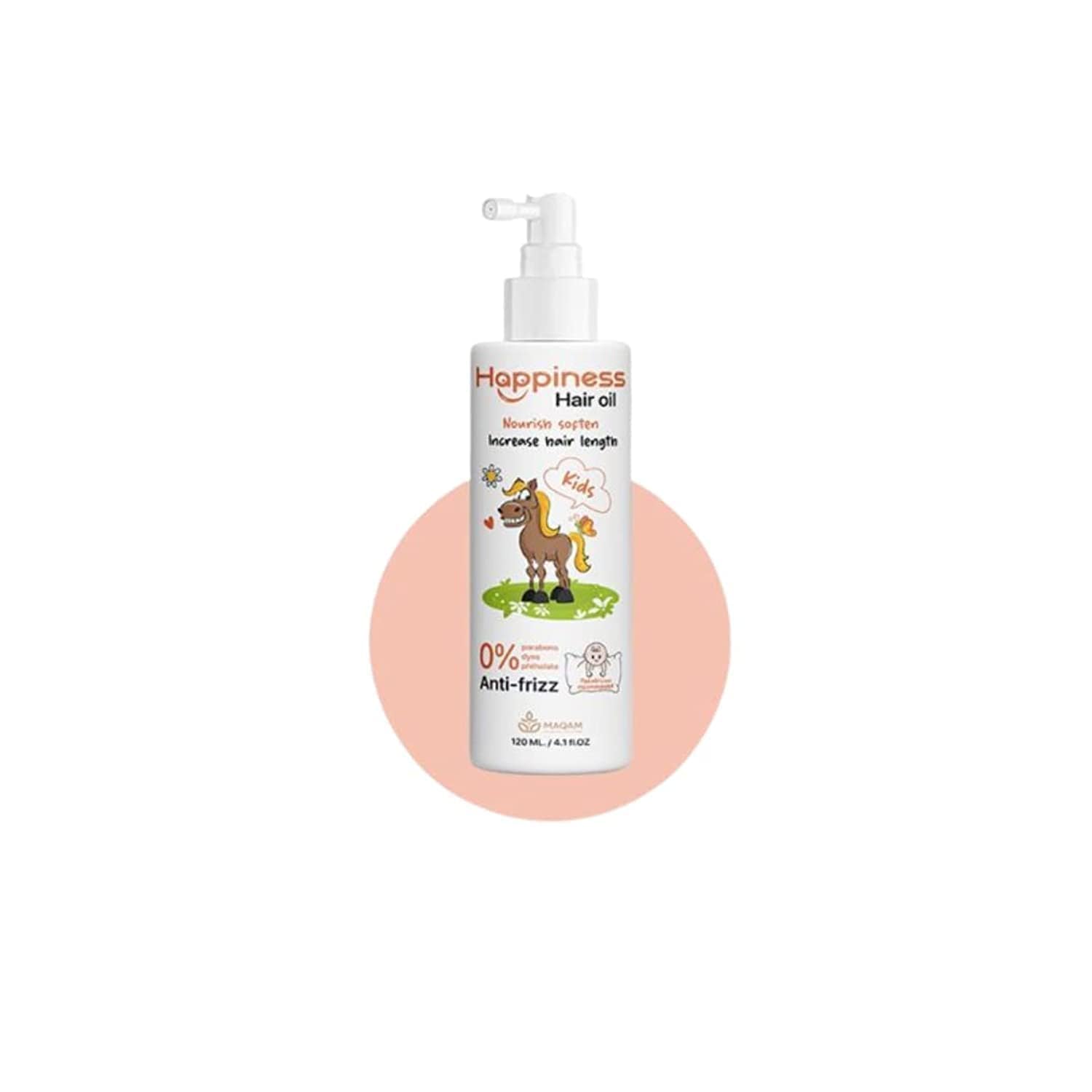 Happiness baby Hair Oil with Natural Oils 120 ml