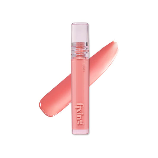 ETUDE Glow Fixing Tint for Plump & Fuller Lips| Non-Sticky, Moisturising, Vegan Gloss| Shade 03-Dewy Fig, 3.8g