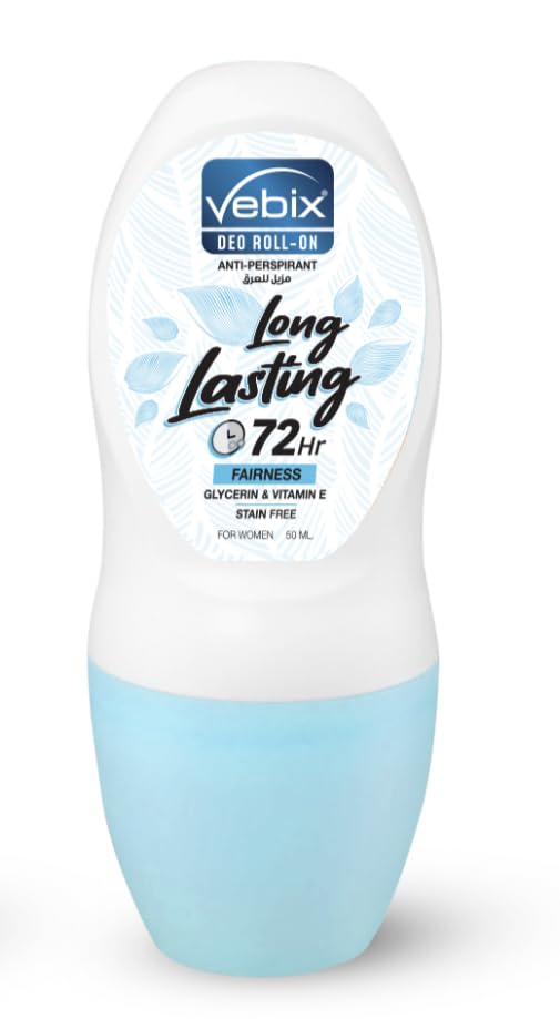 Vebix Fairness 72 Hrs Long Lasting Roll-On Deodorant 50 ml
