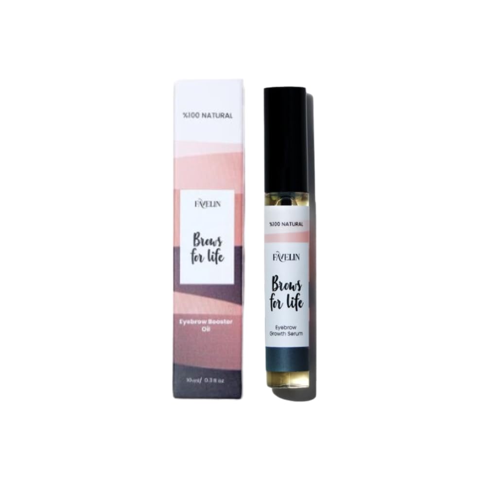 Favelin Brows For Life Eyebrow Serum 10 Ml | Unleash Your Natural Brow | Natural Oils Vitamin E