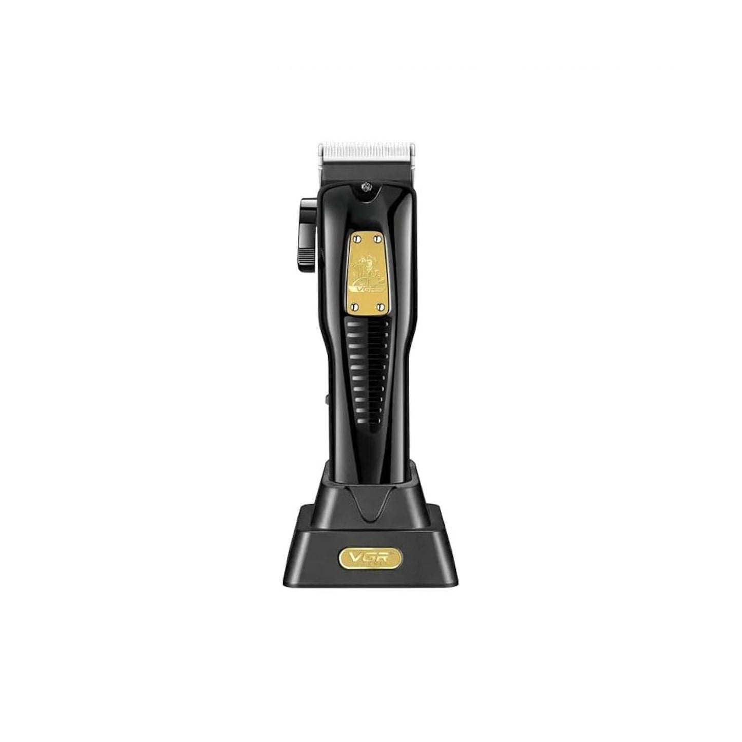 VGR V-651 Digital Display Professional Cordless Hair Clippers Electric Hair Cutter Machine Wireless Hair Grooming Trimmers Set Dock Stand Dual Motor Taper Lever Li-ion Battery 2500mAh 200 mins Runtime