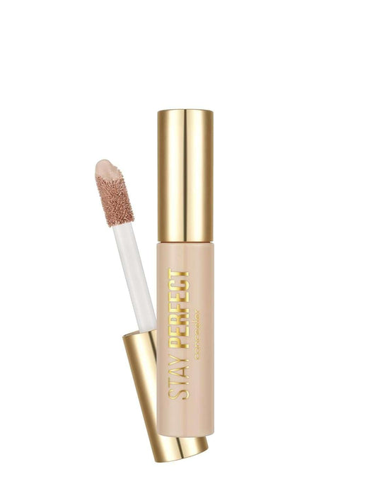 Flormar Stay Perfect Concealer – 007 Light Beige – Buildable, Long-Wear, Matte Finish, High Pigment, Blendable Flormar