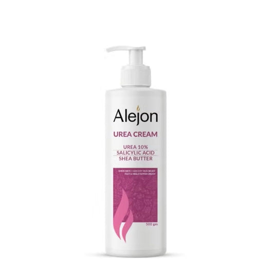 Alejon Urea Cream with Urea 10%, Salicylic Acid and Shea Butter, Feet & Heels Repair Cream, 500g
