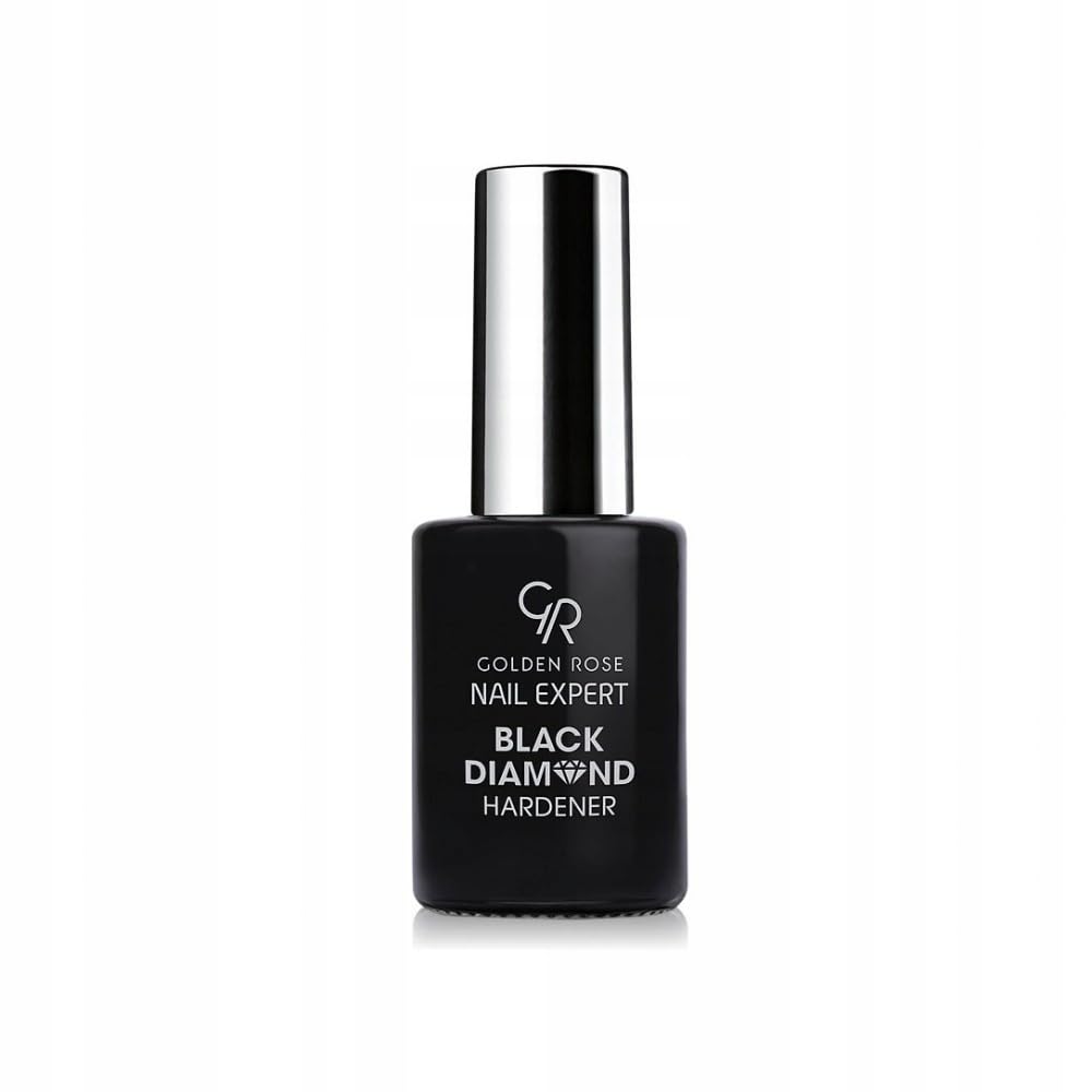 Golden Rose Diamond Hardener For Thin, Weak & Fragile Nails, Black