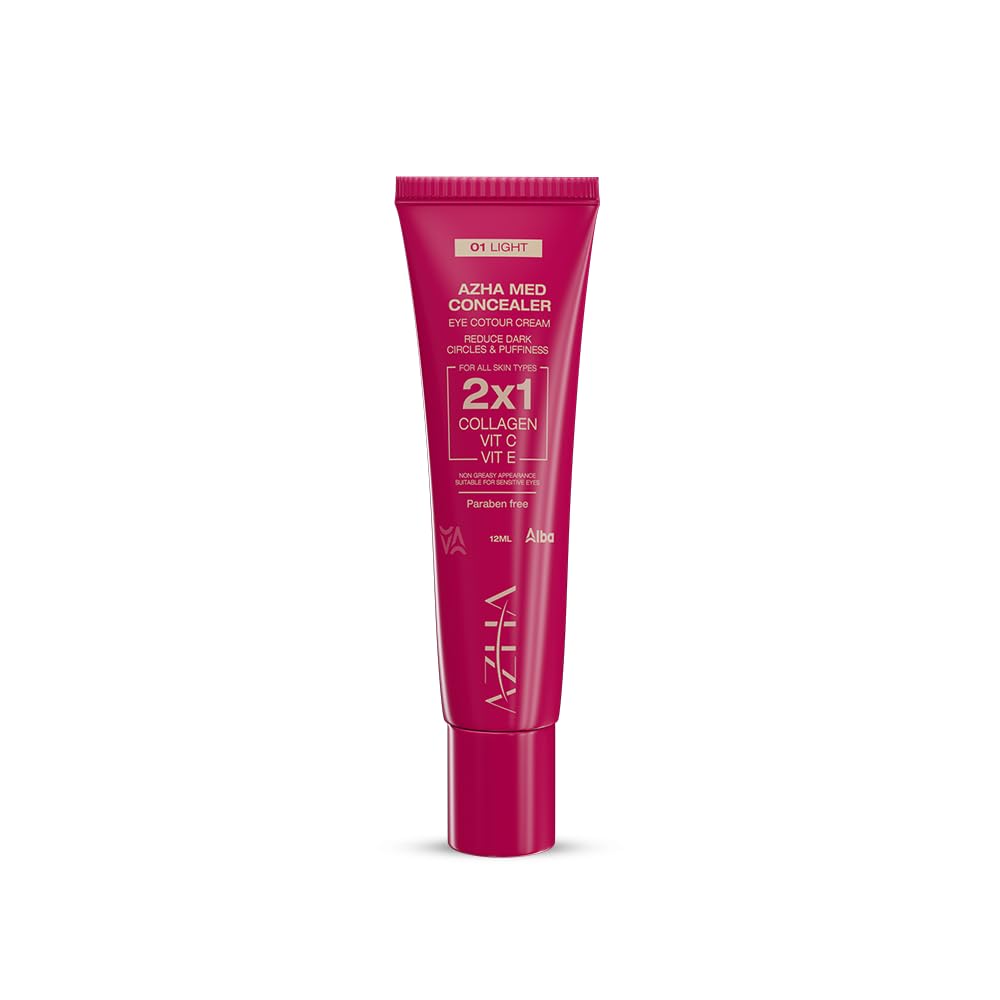 Azha Concealer 12 ml 01 - provides perfect natural coverage to hide dark circles