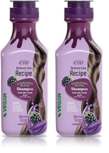 Eva Optimum Care Recipe Hydrating Blend Shampoo Berries Scent 350 Ml (Pack of 2)