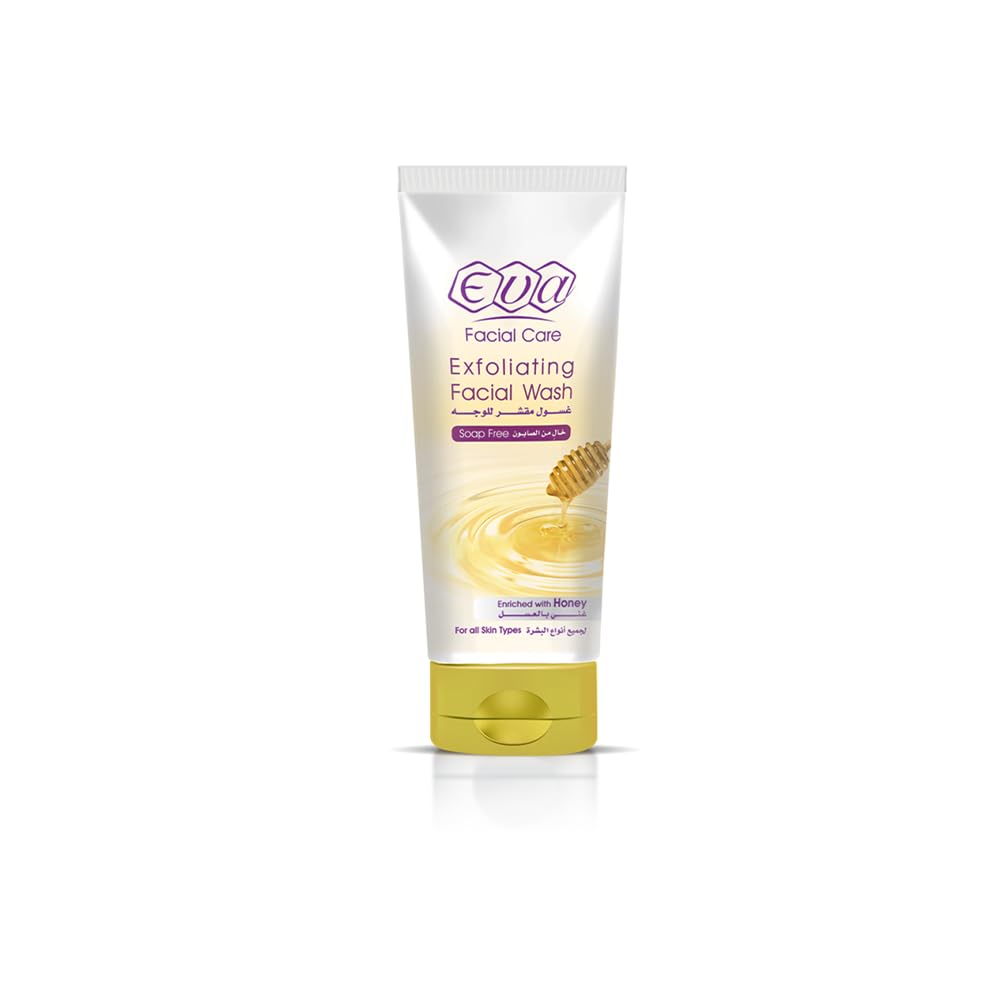 Eva Skin Care - Exfoliating Face Wash with Honey, Soap Freee, 150ml