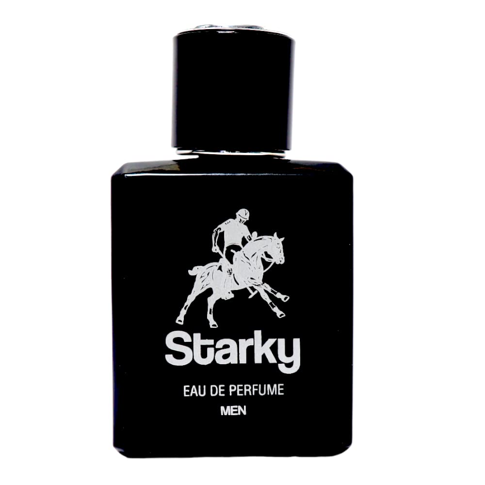 Starky Eau De Perfume Natural Spray Vaporisateur For Men 50ml-Black