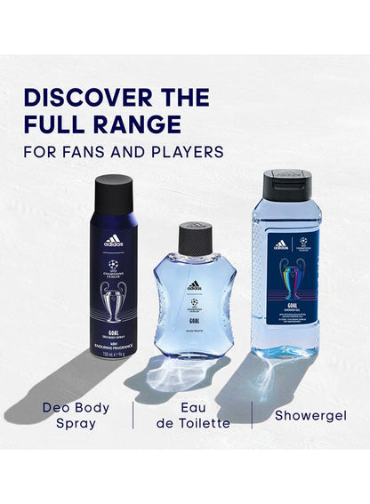 adidas UEFA Champions League Goal Shower Gel for Men 400ml