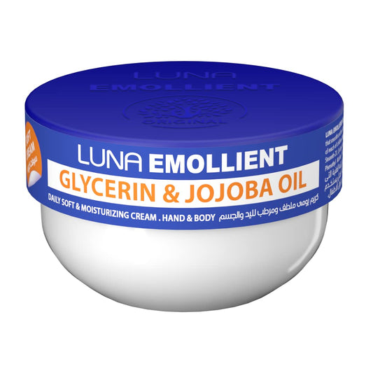 Luna Emollient soft cream glycerin & jojoba oil 160 gm
