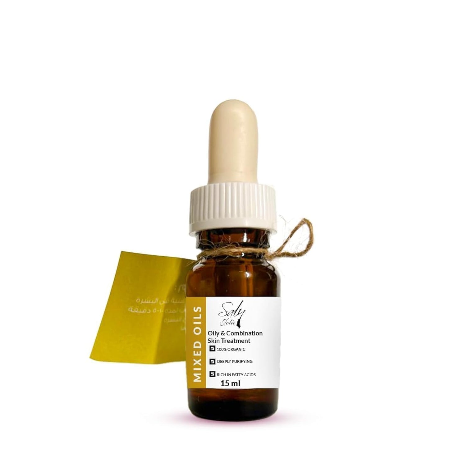 Saly Jolie Mixed oils - oily & combination skin treatment تركيبة من انقى الزيوت العلاجية للبشرة الدهنية والمختلطة