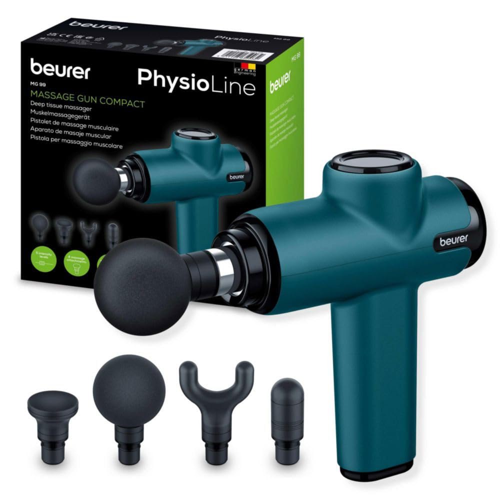 Beurer Mg 99 Massage Gun Compact Deep Tissue Massager, Black