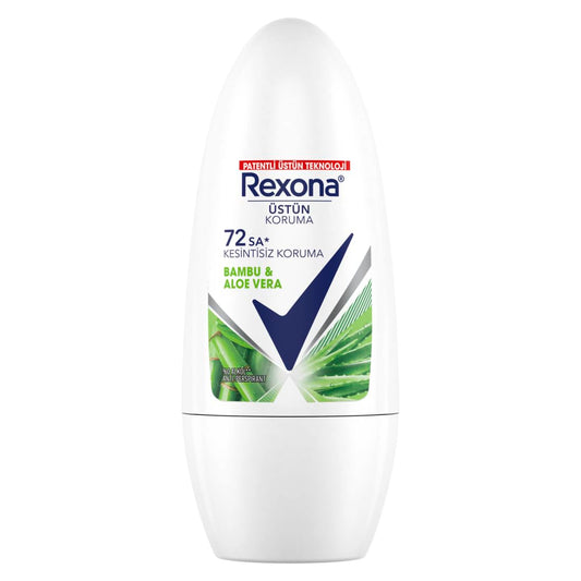 Rexona Women Advanced Protection 72H+ Antiperspirant Deodorant Bamboo Freeze & Aloe Vera Roll On 50ML