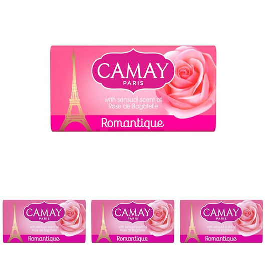 Camay Bar Soap Romantique 115G (Pack of 4)