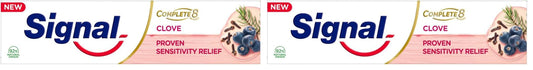Signal Complete 8 Nature Elements for soothing and relieving sensitivity Clove Toothpaste 100ml Promotion (Pack of 2)