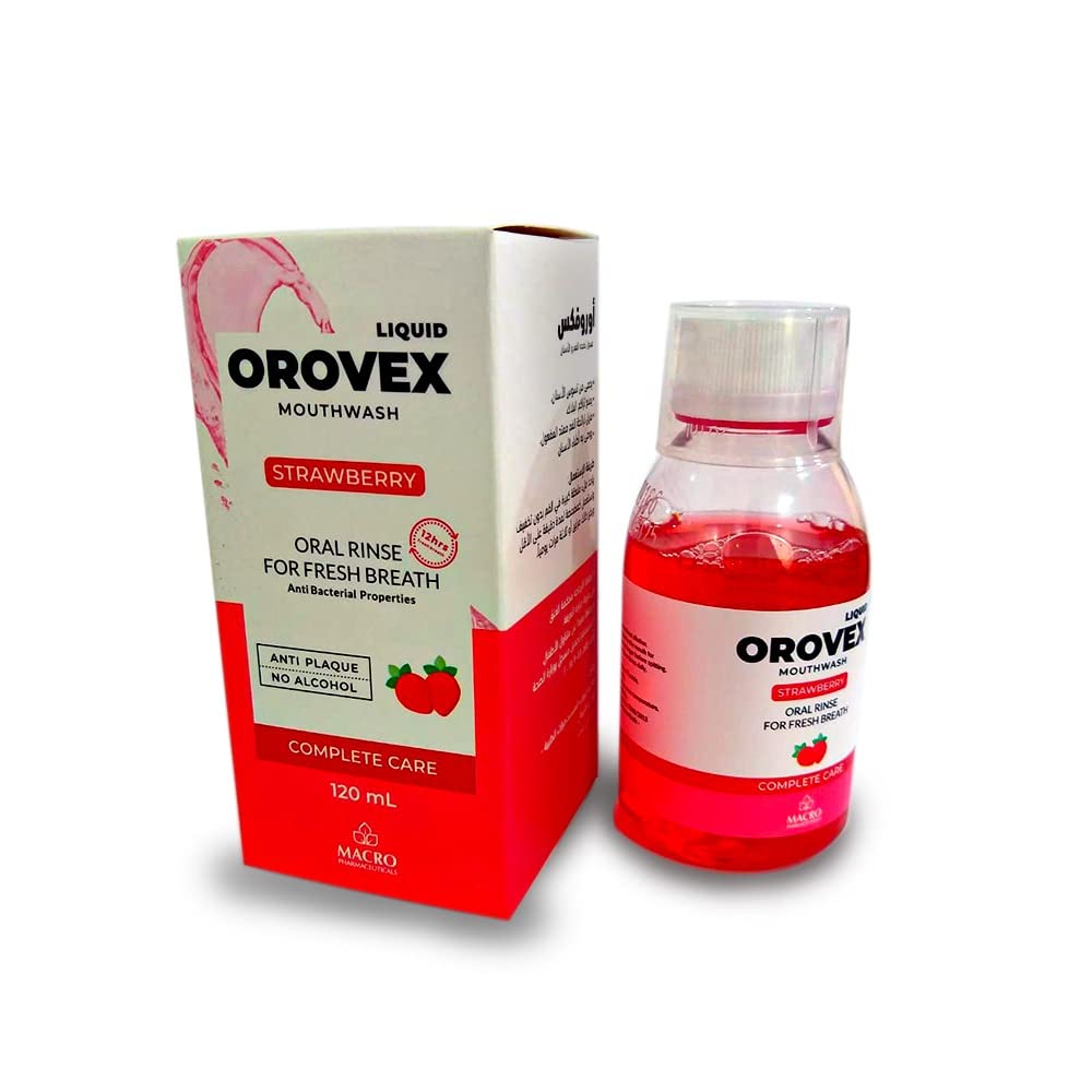 macro Orovex (Strawberry) Mouthwash 120 ml