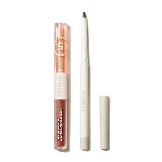 SHEGLAM Soft 90's glam lip liner and lip duo setHaute Cocoa 0.28g