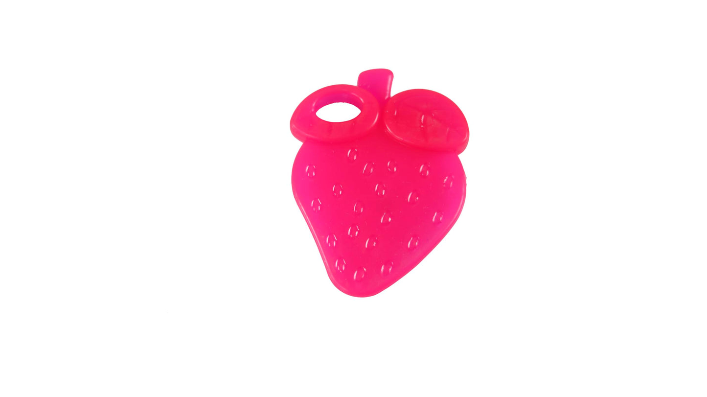 Bubbles Strawberry Teether Multicolored