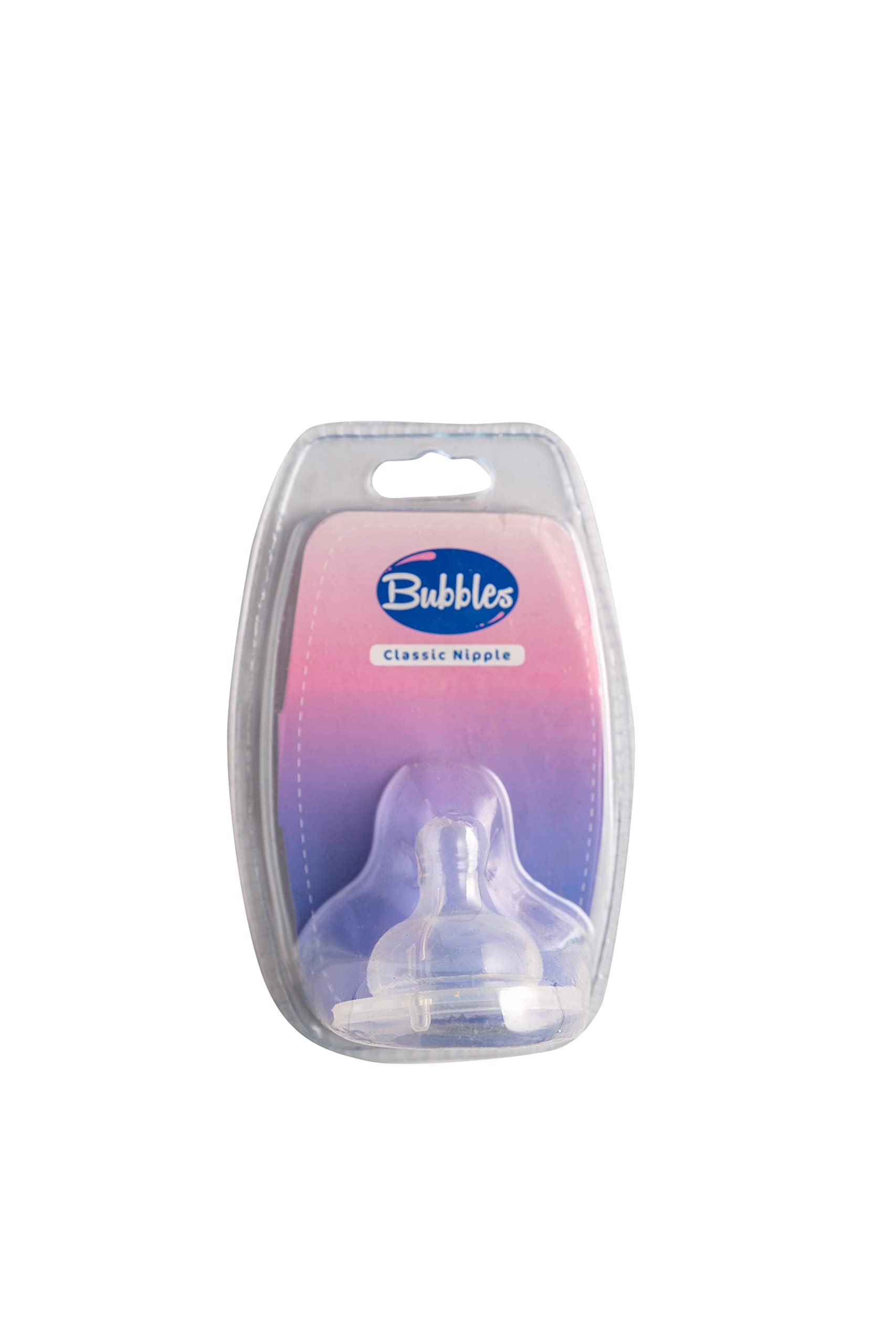 Bubbles classic nipple 12m