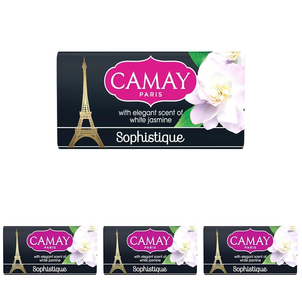 Camay Bar Soap Sophistique 115G (Pack of 4)