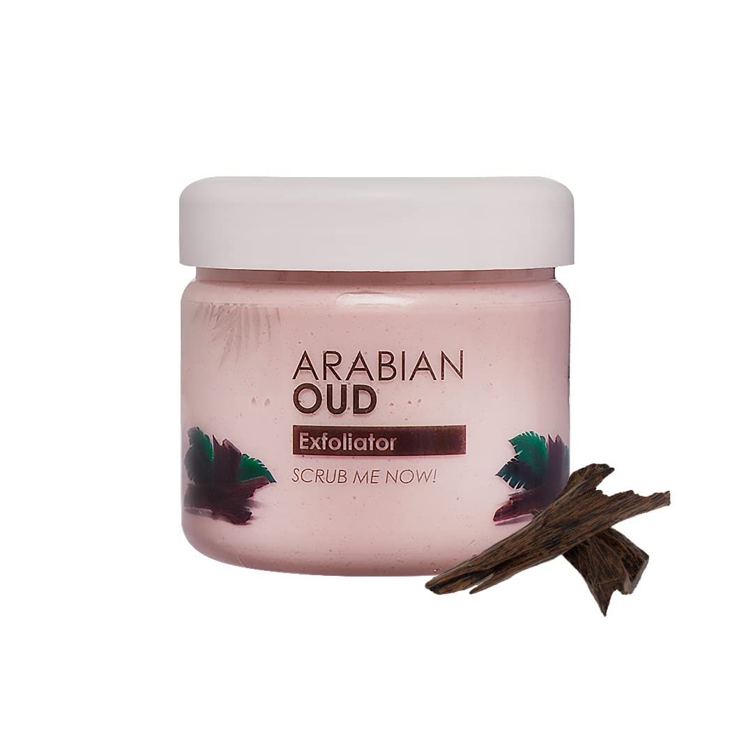 RAW AFRICAN | Oud Exfoliator | 200 gm | Organic Body Scrub | Moisturizing and Exfoliating | Agarwood Essence | Vegan | 100% Natural Essential Oils