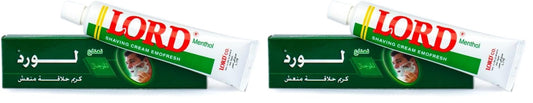 Lord emofresh menthol shaving cream - 55 g (Pack of 2)