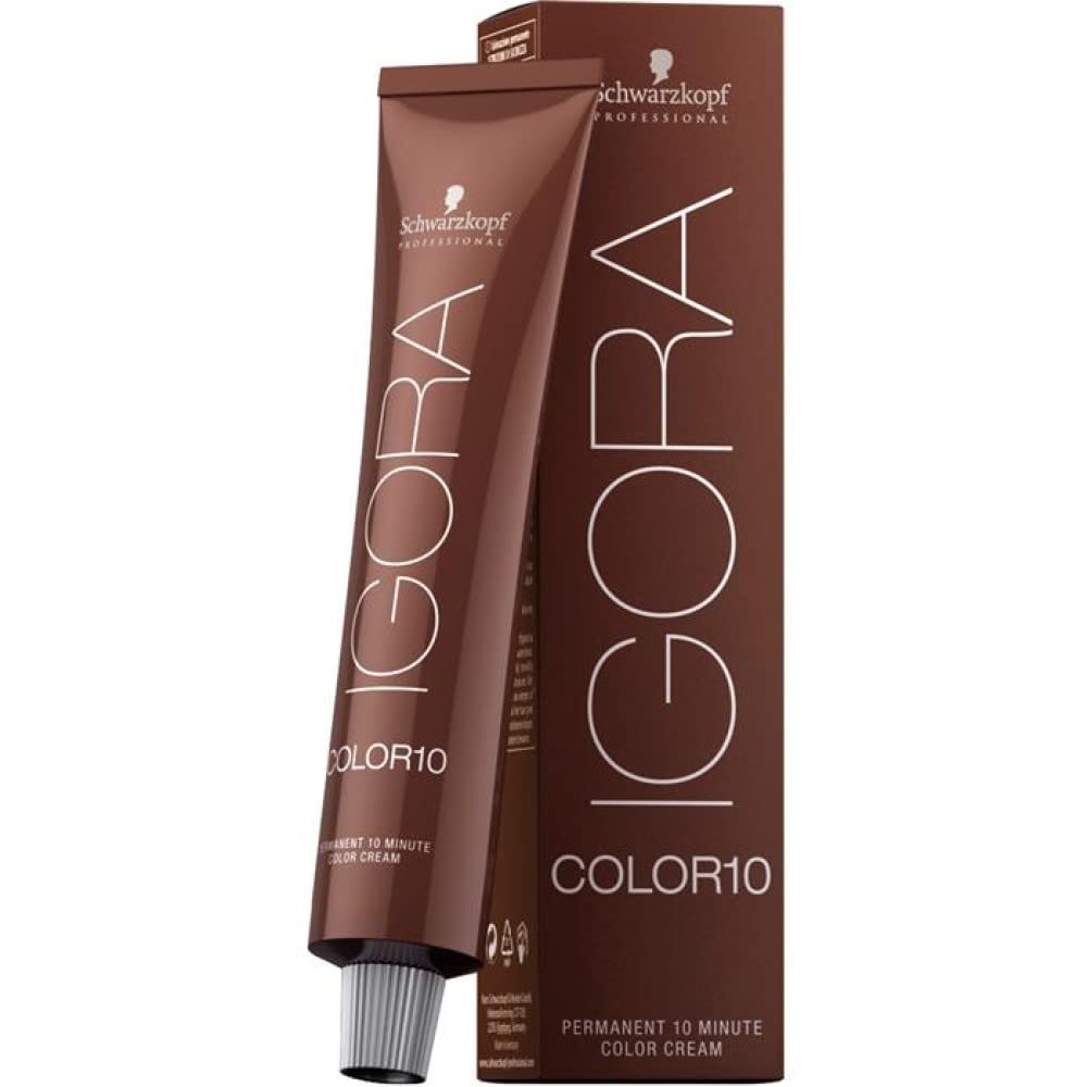 Schwarzkopf Professional Igora Color10 Permanent Hair Colour Cream, No. 8-4 Light Blonde Beige, 60 ml