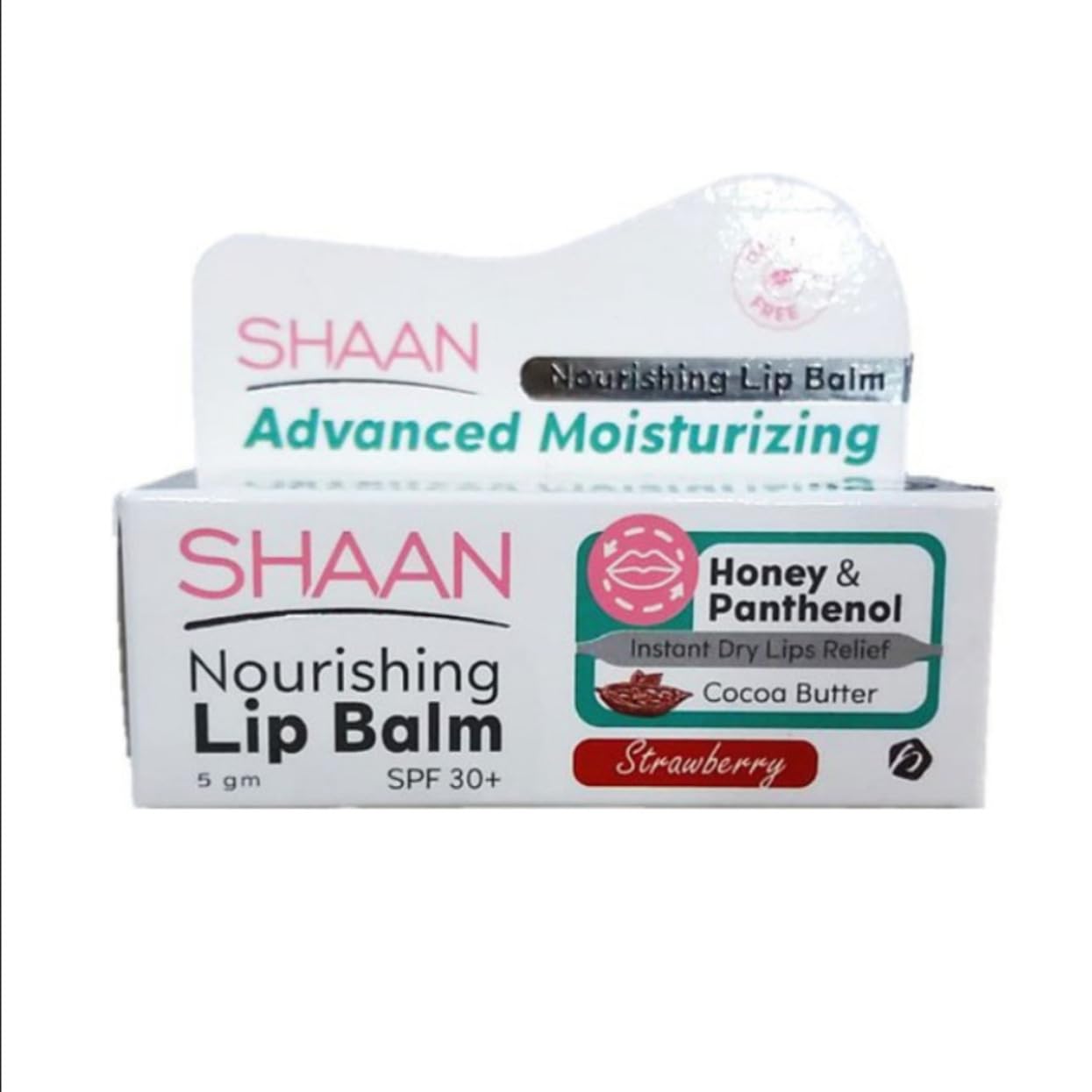 Shaan Nourishing Lip Balm Strawberry 5Gm