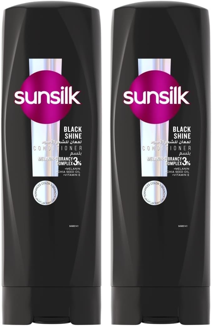 Sunsilk Conditioner Black Shine 350ML (Pack of 2)