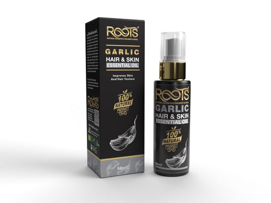 Go Natural Pure Cosmetics زيت الثوم الطبيعى من روتس 50 ملى