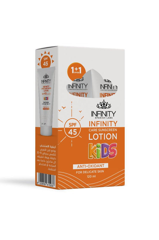 Infinity Care Sunscreen Kids SPF45+ Buy 1 Get 1 Free