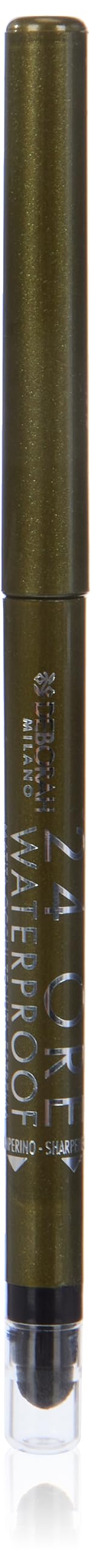 Deborah Milano 24 Ore Waterproof Eye Pencil in Brown, Blue, Green, Grey and Violet with Attached Smudger 1.2g 5 by Deborah Milano