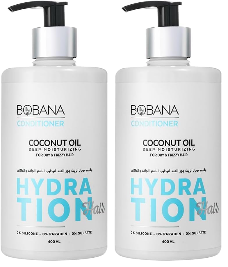 Bobana conditioner coconut oil 400 ml 00 (Pack of 2)