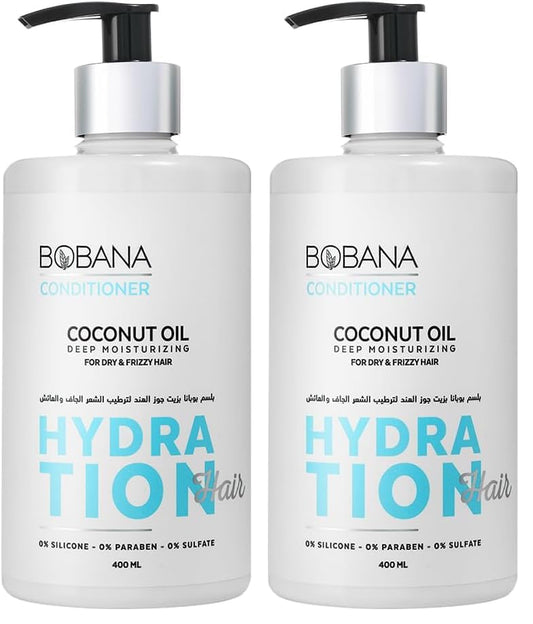 Bobana conditioner coconut oil 400 ml 00 (Pack of 2)