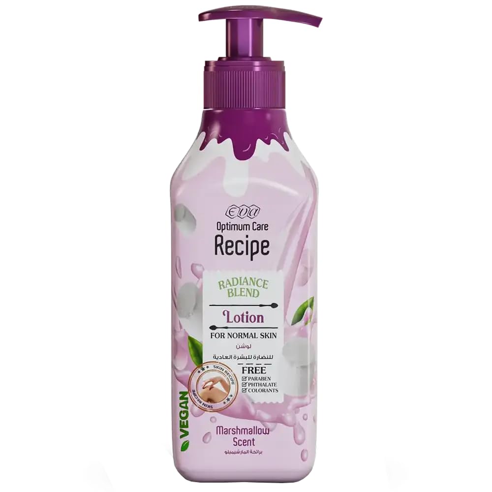 Eva Cosmetics Optimum Care Recipe Radiance Blend Lotion For Normal Skin - Marshmallow Scent 370 Ml