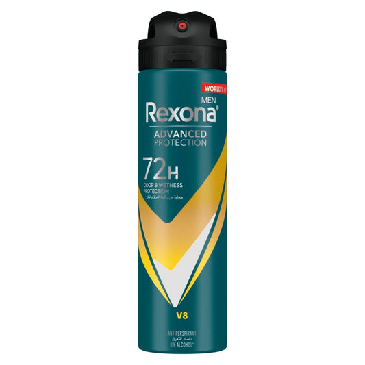 Rexona Men Advanced Protection 72H+ Antiperspirant Deodorant V8 Spray 150ML