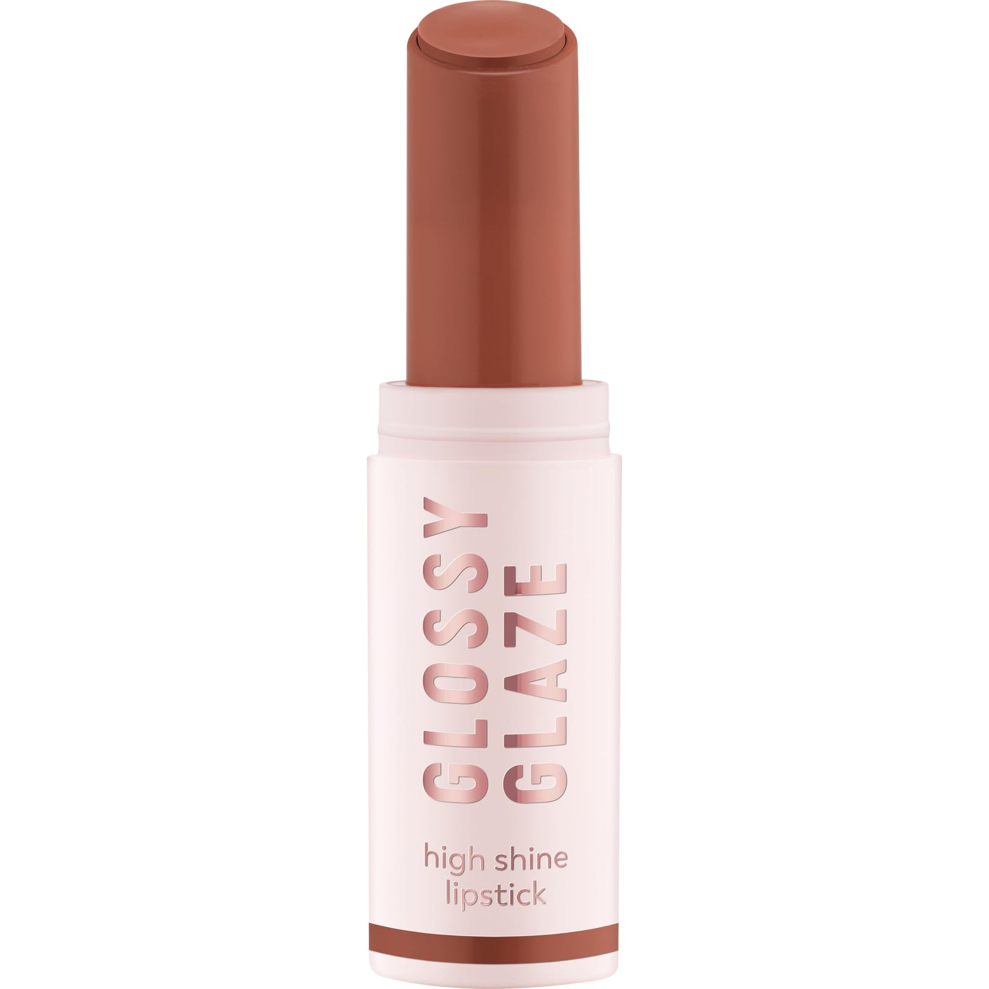 Essence Shiny Glaze High Shine Lipstick 01 Brown Highly Pigmented Glossy Colour-Intensive Vegan Oil-Free Paraben-Free Microplastic-Free 1.9 g