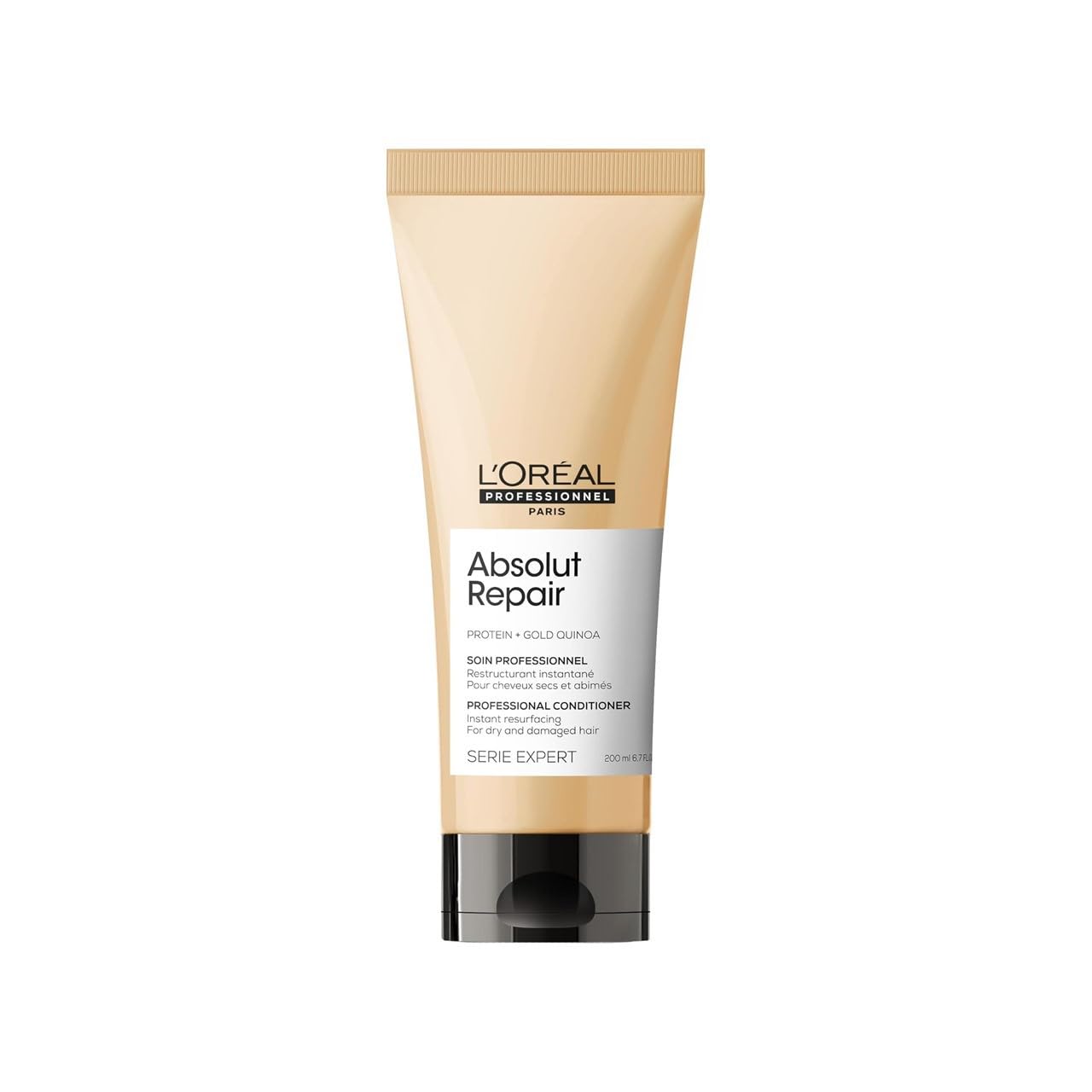 L’Oréal Paris L’Oréal Professionnel | Absolut Repair Conditioner | For dry & damaged hair | Repairs & Hydrates Dry, Damaged Hair |With Gold Quinoa & Protein | SERIE EXPERT | 200ml