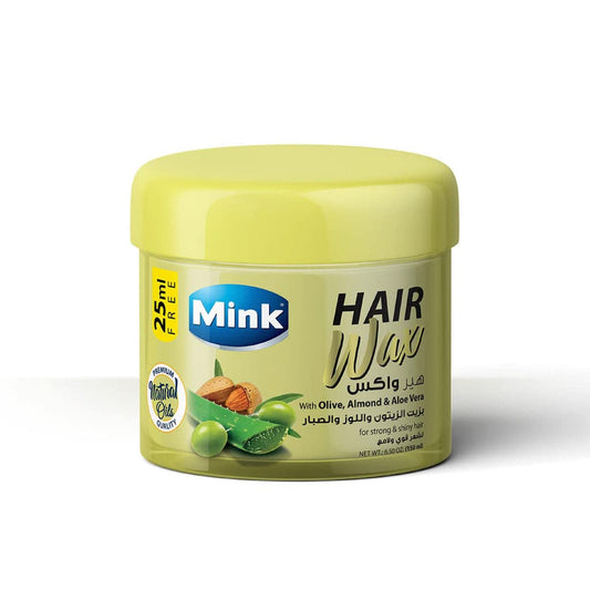 Mink Olive/Almond Oil & Aloe Vera Hair Wax (150ml)