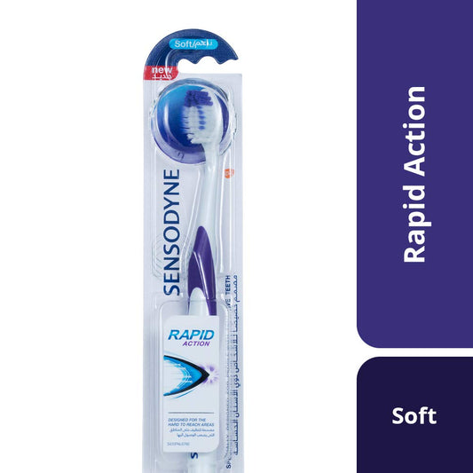 Sensodyne Rapid Action Toothbrush for Sensitive teeth- Soft