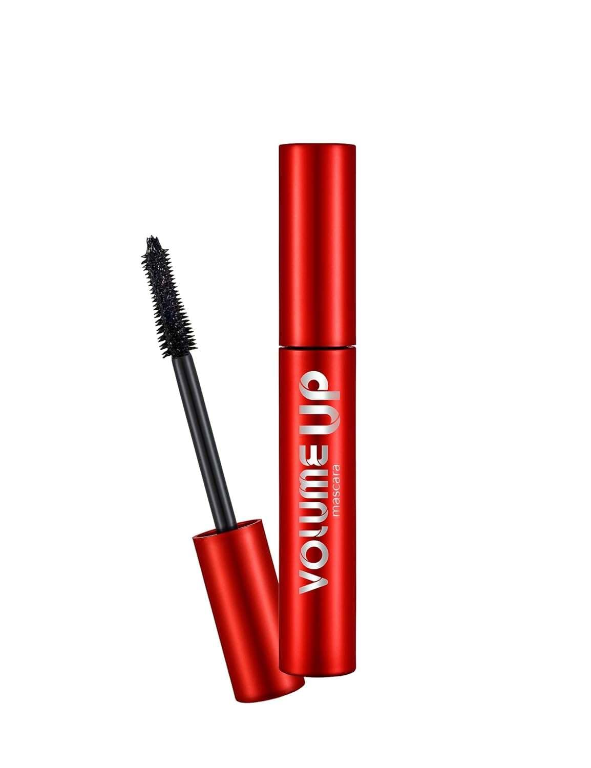 Flormar Volume Up Mascara – 000 Black, Silicone Brush, Intense Black Pigments, Volume & Lifting Effect, Buildable Wear