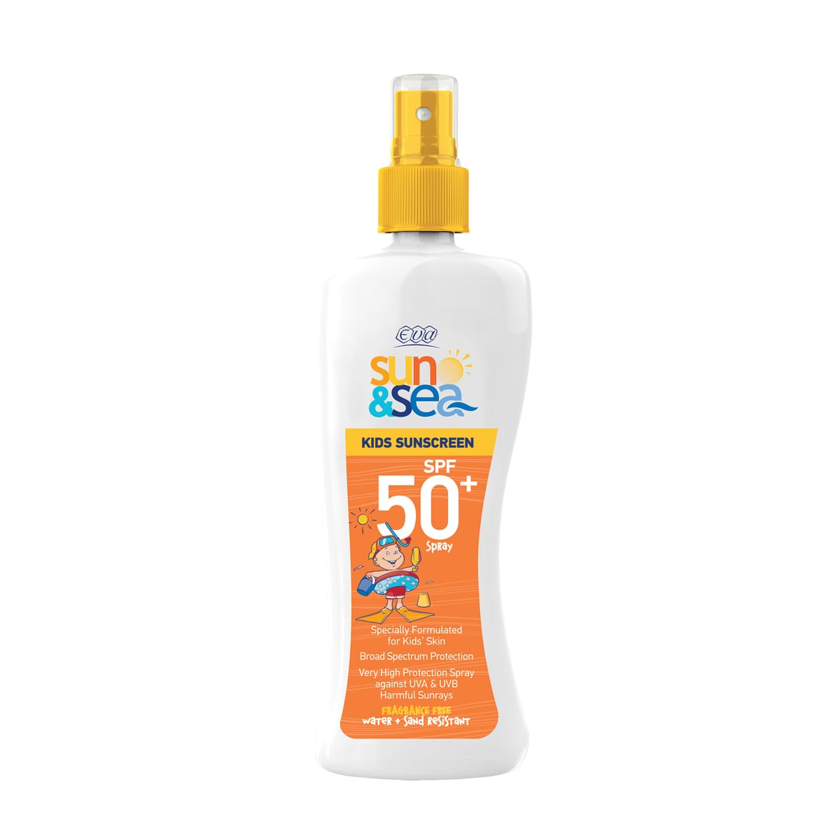 Eva Sun & Sea Sunscreen Spray For Kids SPF +50 (200 Ml)