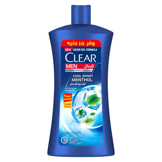 CLEAR Men's Anti Dandruff Shampoo 2 In 1 Cool Sport 900ML