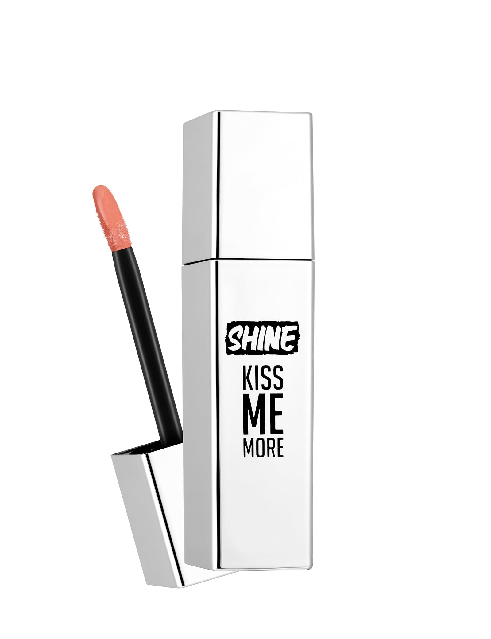 Flormar Shine Kiss Me More Liquid Lipstick – 002 Apricot Marmalade – High-Shine Liquid Lipstick, High Pigment, Smooth Comfortable Wear, Long-Lasting Glossy Finish