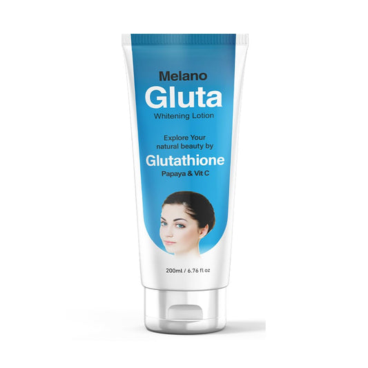 Melano Pharma Melano Gluta Skin Lightening Lotion with Glutathione, Papaya and Vitamin C, 200 ml