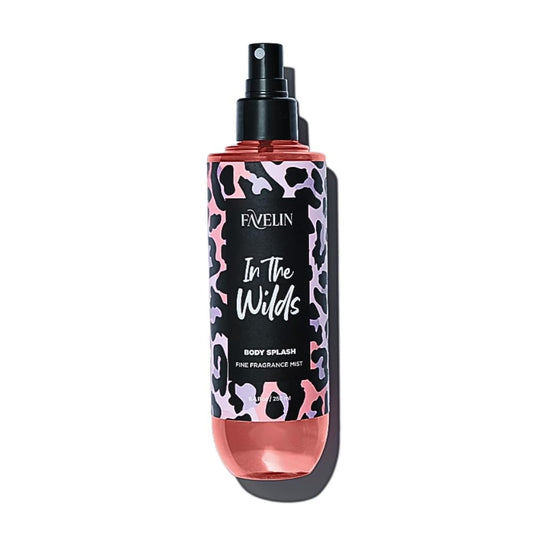Favelin Into the Wild Body Splash | 250 ML | blend of Amber | White Oud and Sugar | Wild Escape for Your Senses